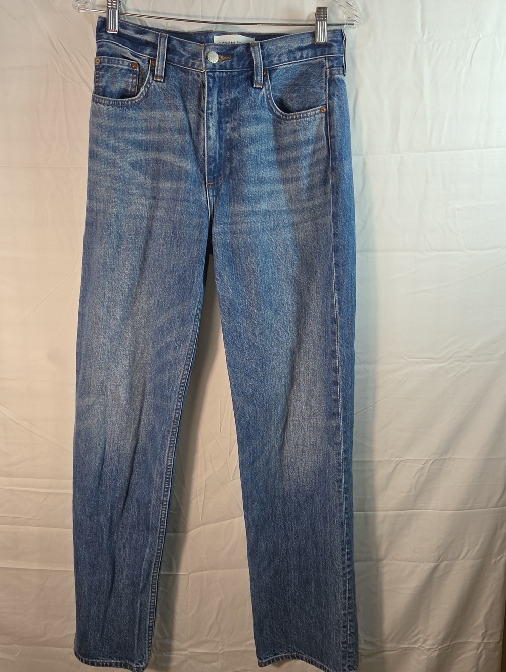 Denim Forum Aritzia 90s Iggy Lo Rise Baggy Jeans Size 25 Medium Wash (0266)